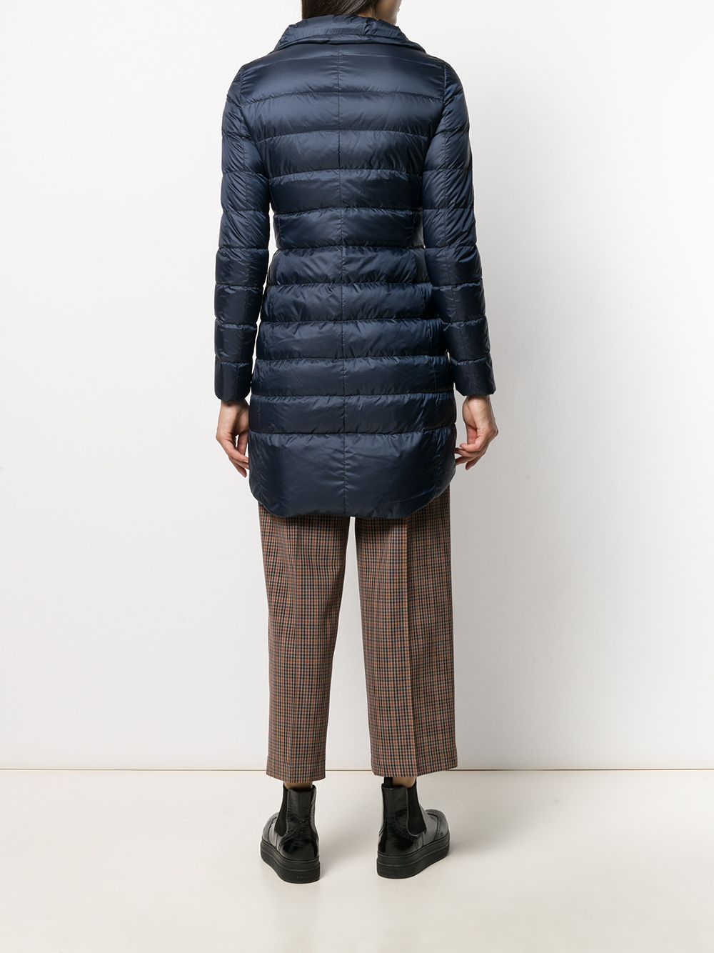 Peuterey Coats Blue Lining: Feather Down