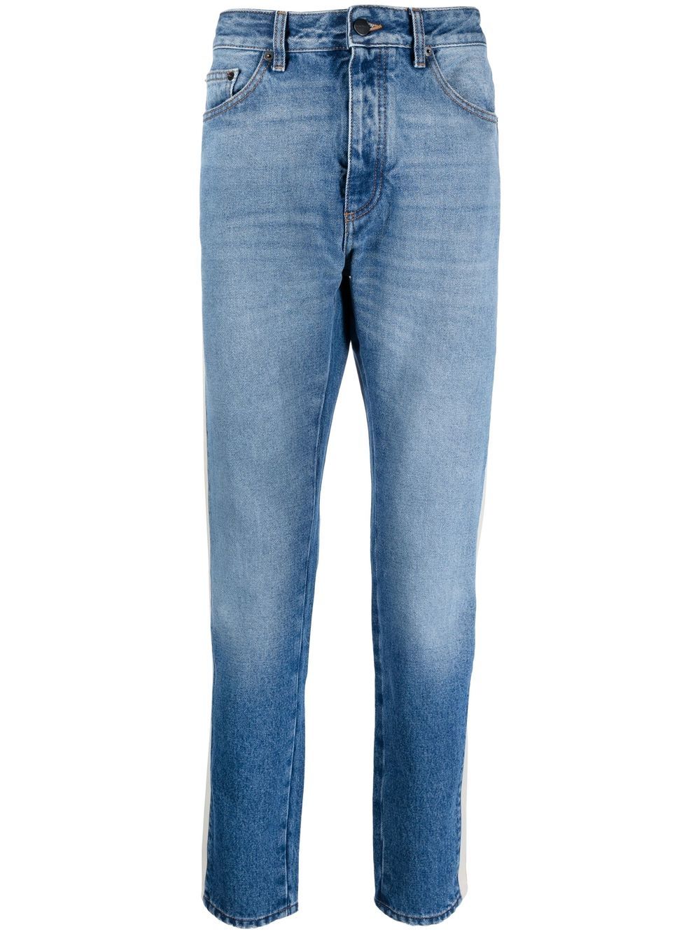 Palm Angels Jeans Clear Blue Outer: Cotton