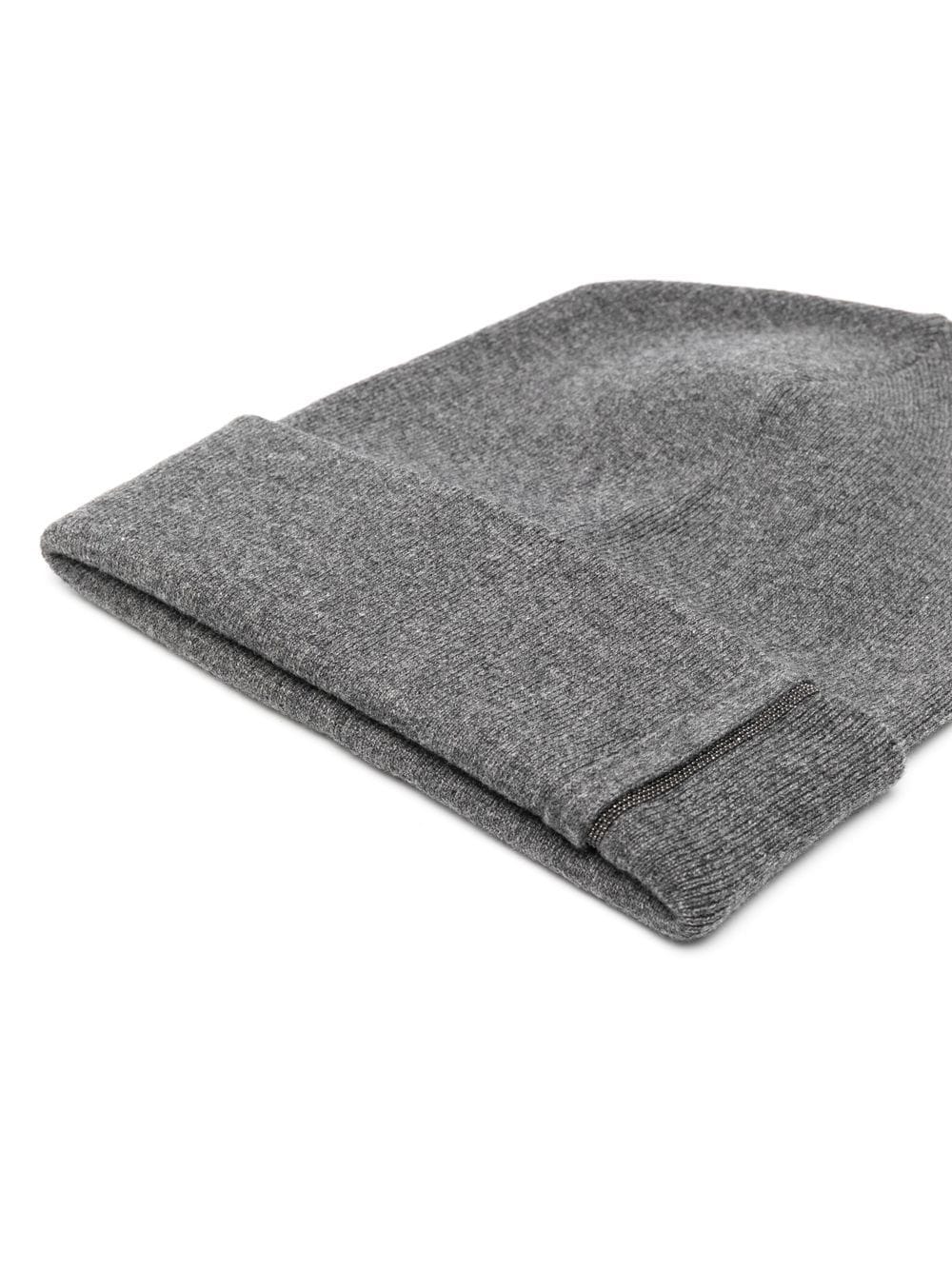Brunello Cucinelli Hats Grey Cashmere