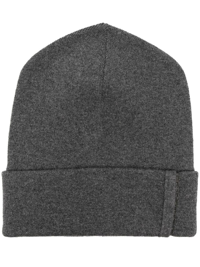 Brunello Cucinelli Hats Grey Cashmere