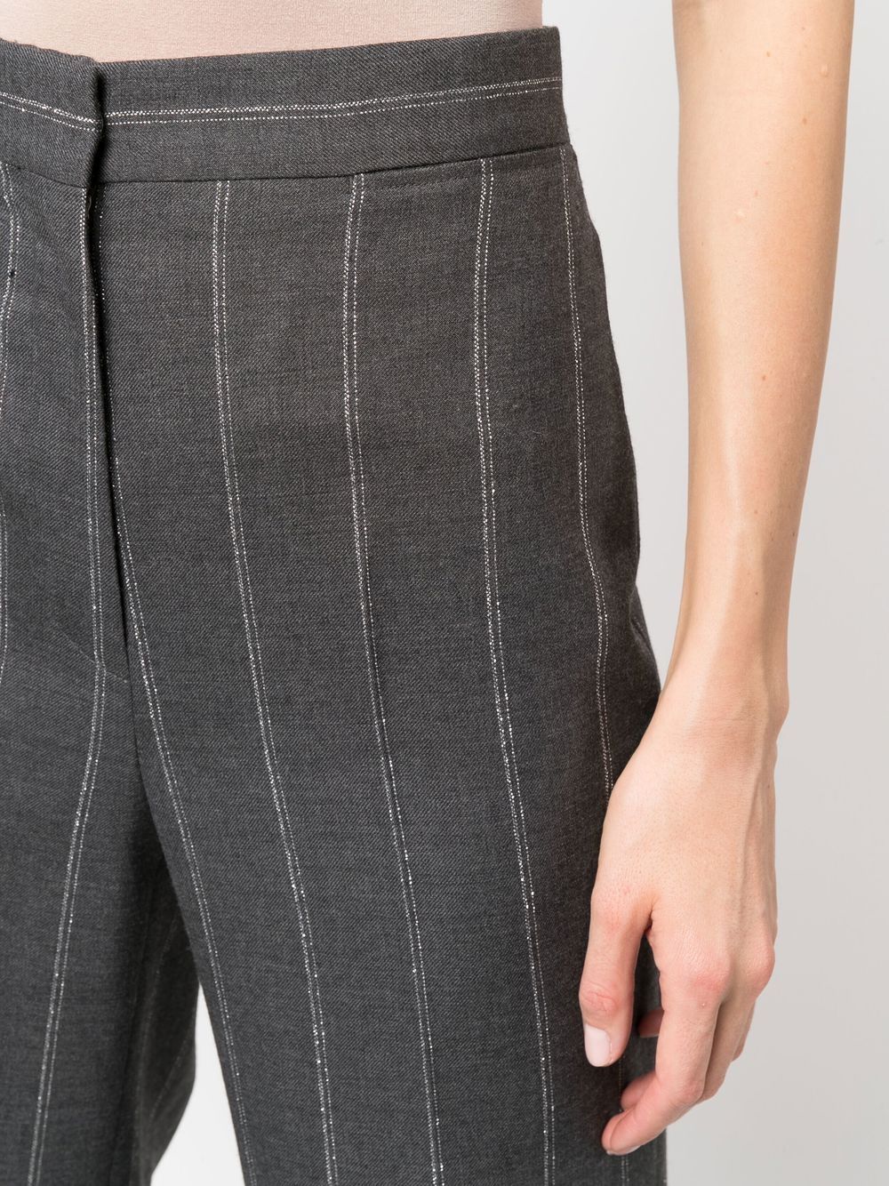 Stella McCartney Trousers Grey Cotton
