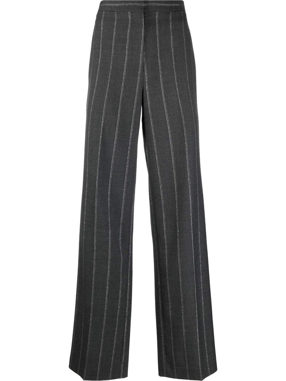 Stella McCartney Trousers Grey Cotton