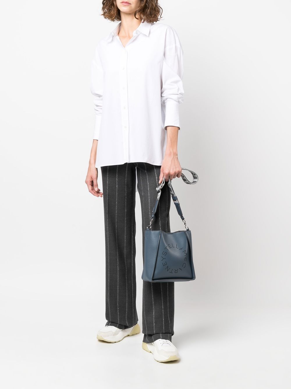 Stella McCartney Trousers Grey Cotton