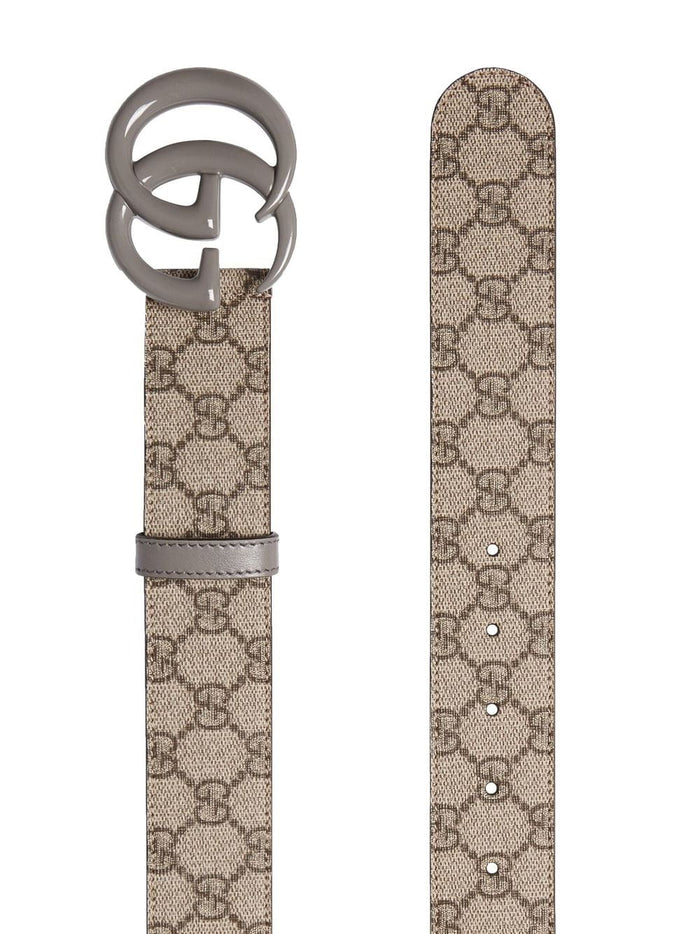 Gucci Belts Brown Canvas