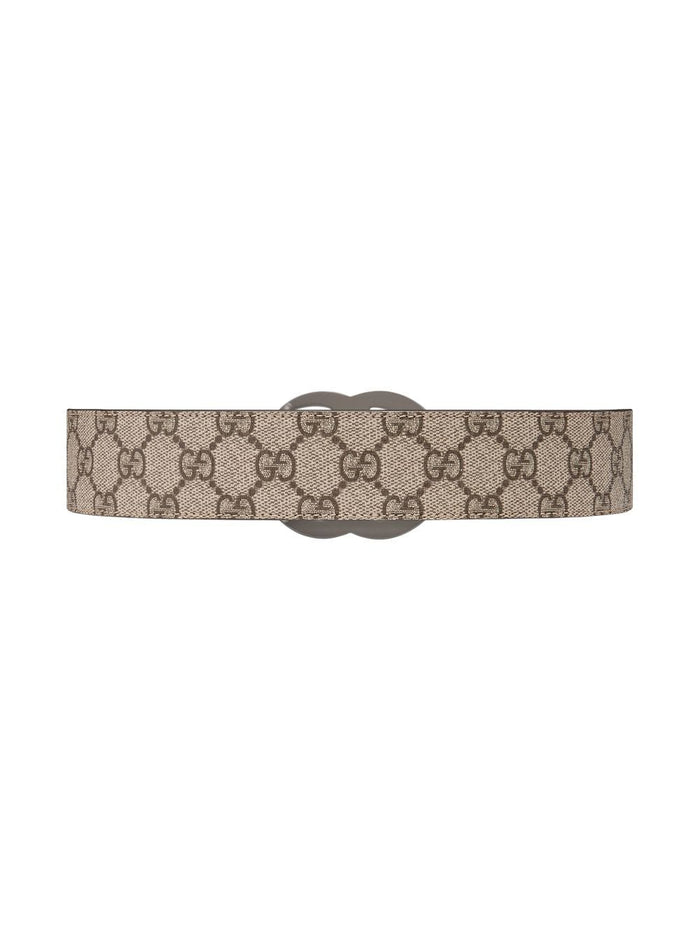 Gucci Belts Brown Canvas
