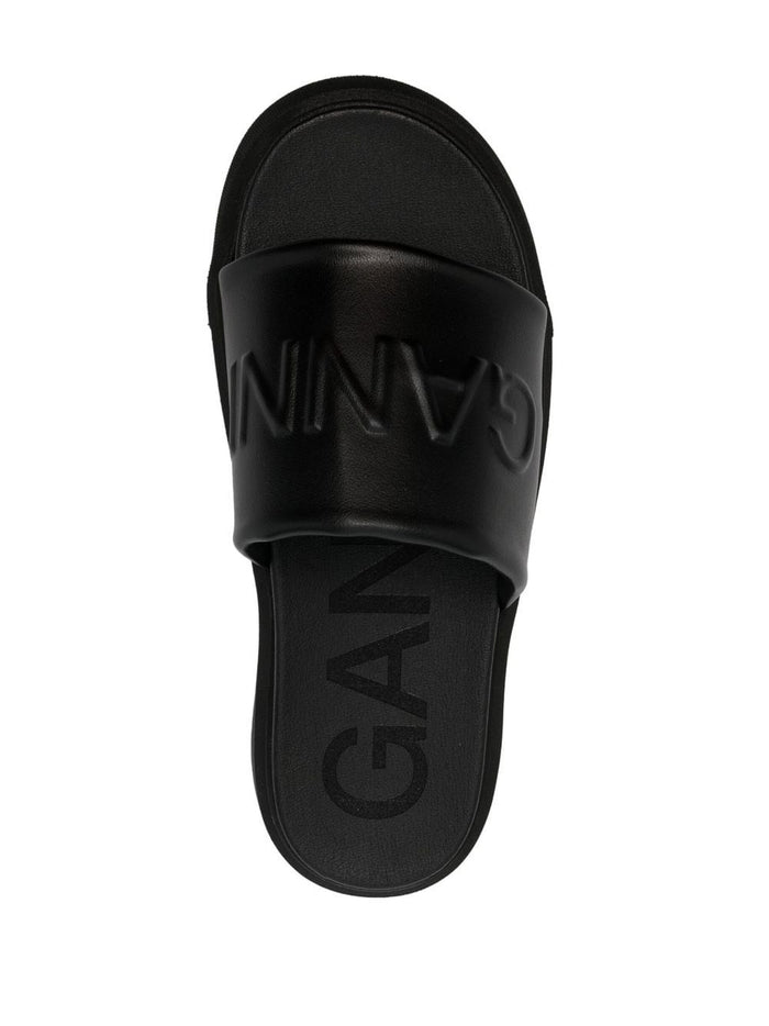 Ganni Sandals Black