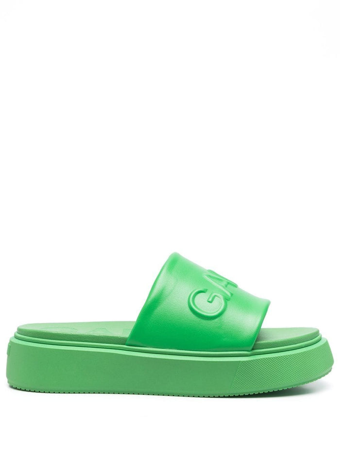Ganni Sandals Green