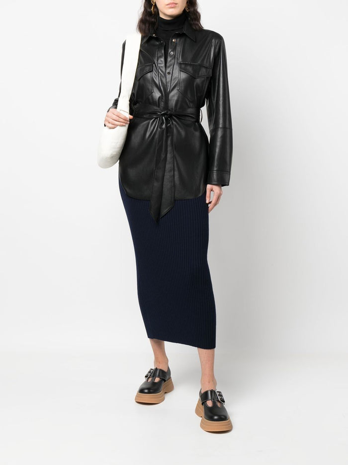 Chloè Skirts Blue Wool