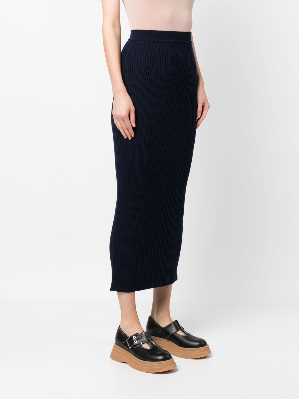 Chloè Skirts Blue Wool