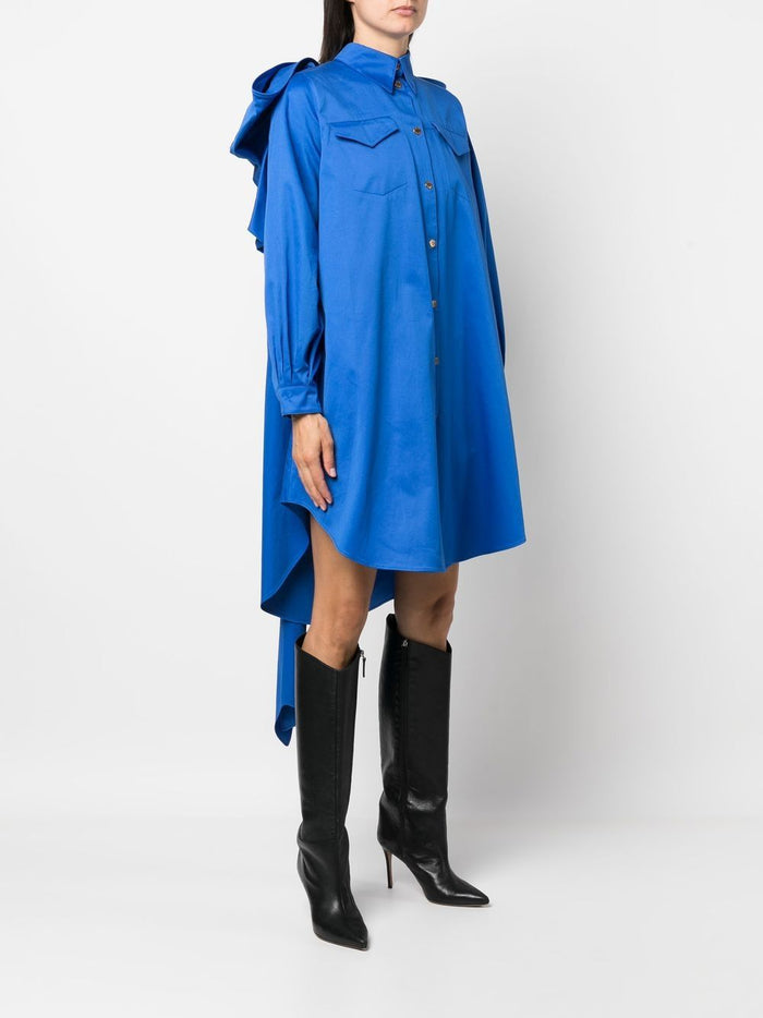 AZ FACTORY BY THEBE MAGUGU Dresses Blue Cotton