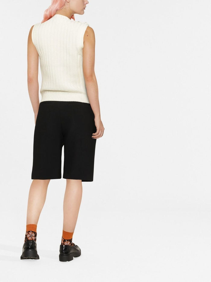 Ganni Sweaters White Recycled Wool