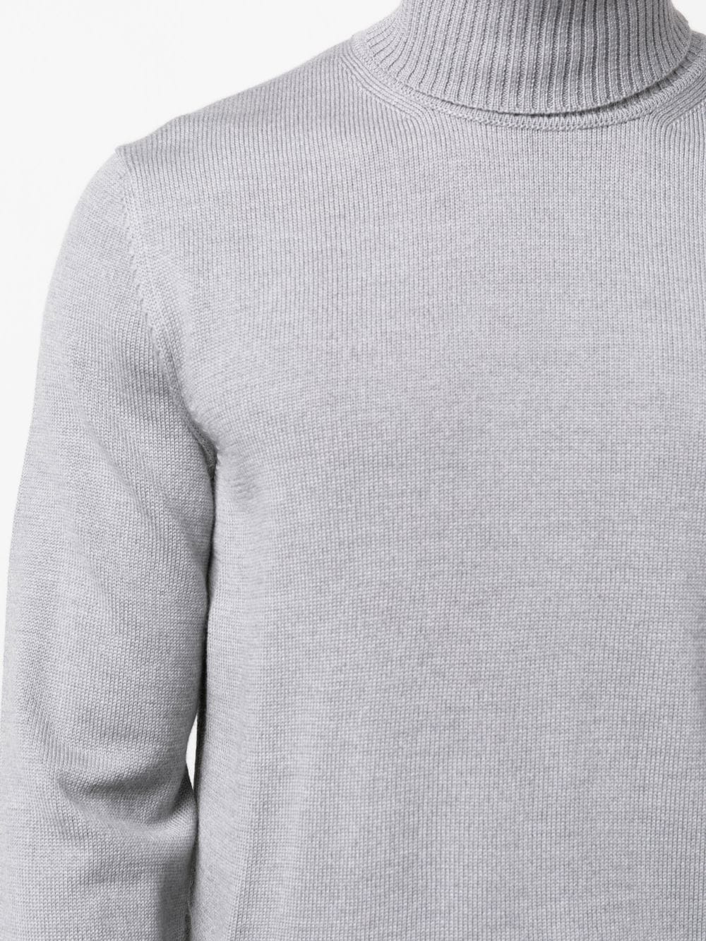 E.ARMANI EXCLUSIVE PRE Sweaters Light Grey Virgin Wool