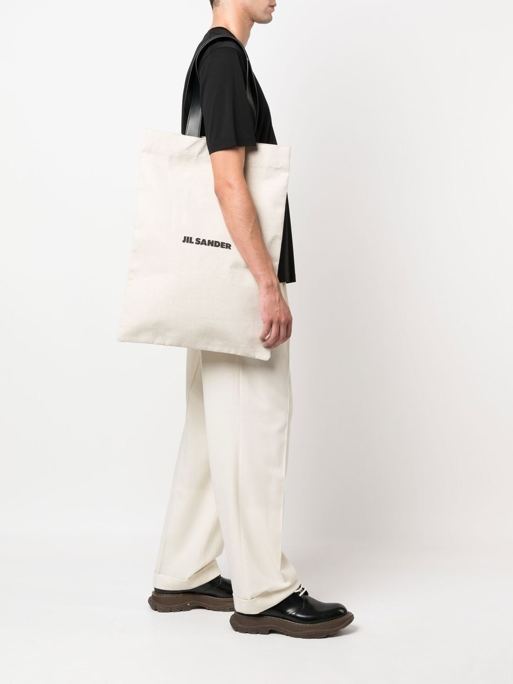 Jil Sander Bags White Outer: Cotton