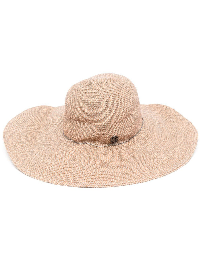 Maison Michel Hats Beige Paper