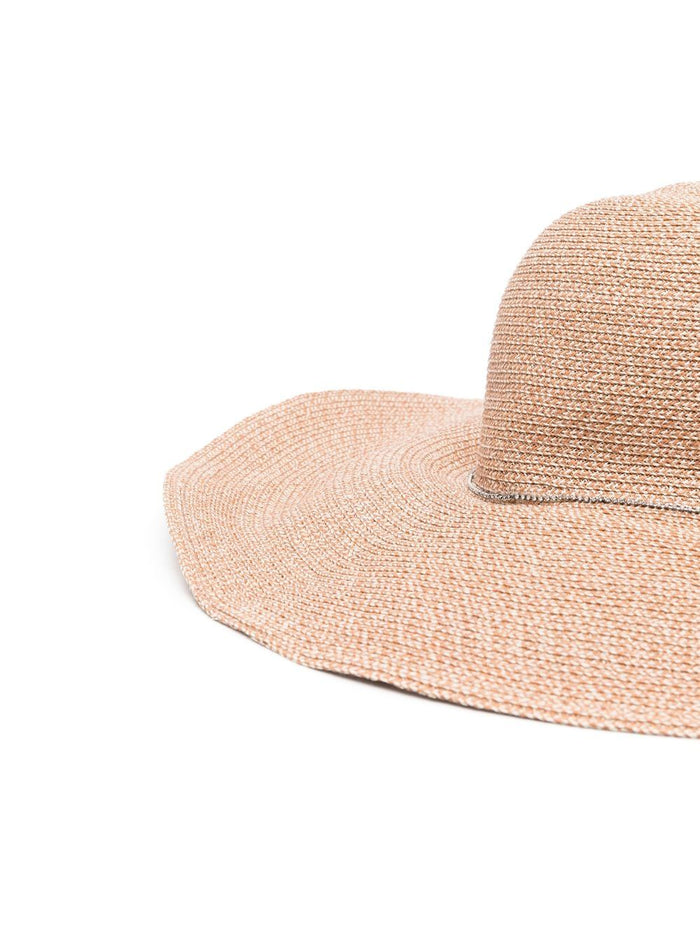 Maison Michel Hats Beige Paper