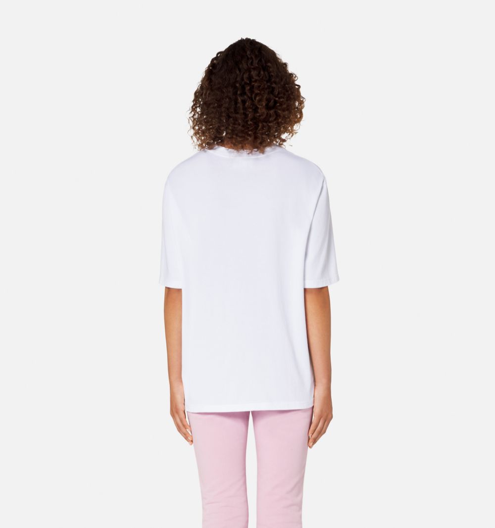 Ami Paris T-Shirts And Polos White Organic Cotton