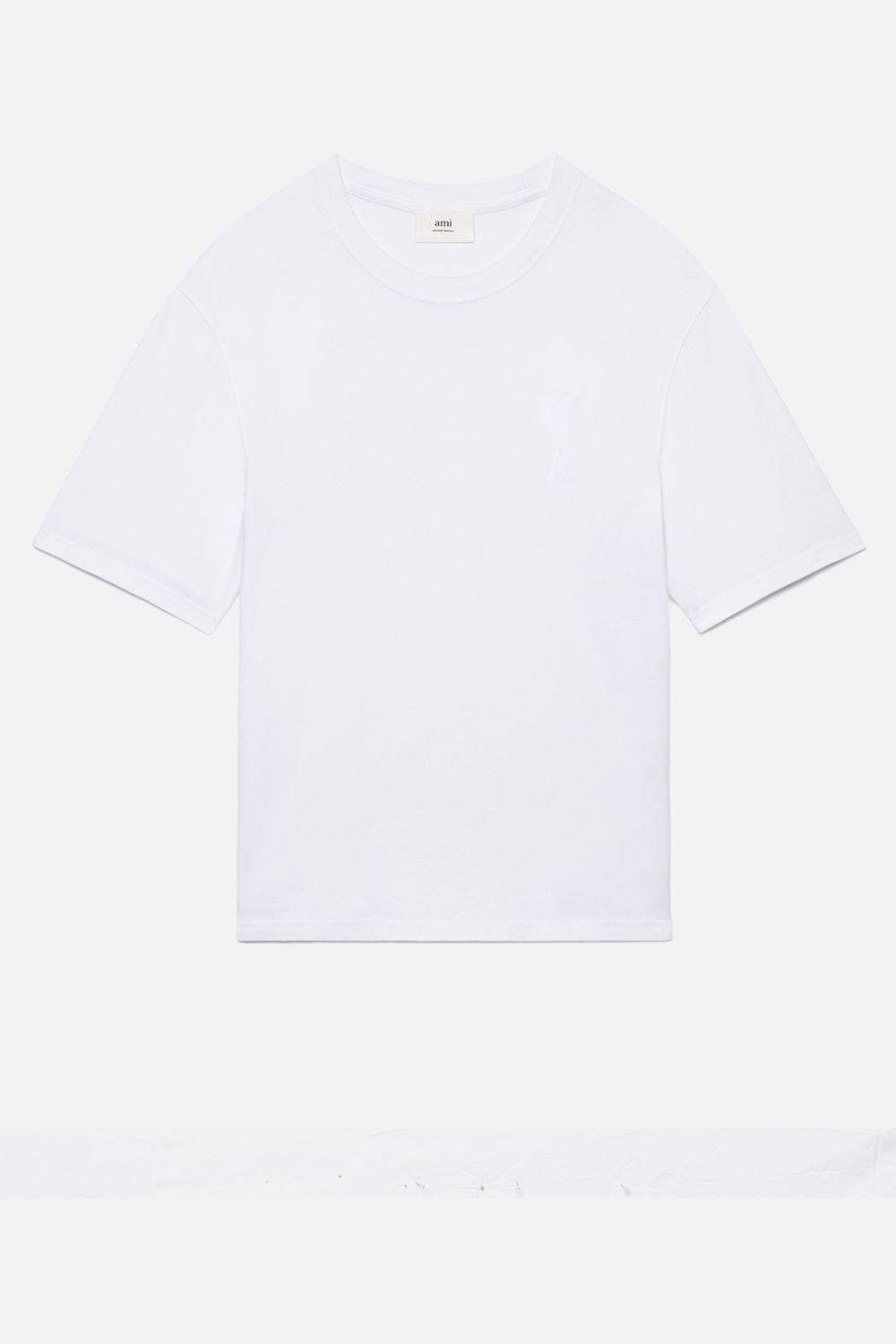 Ami Paris T-Shirts And Polos White Organic Cotton