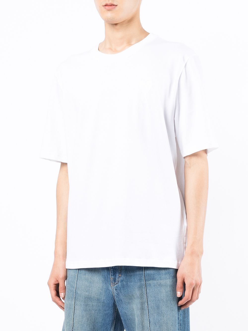 Ami Paris T-Shirts And Polos White Organic Cotton
