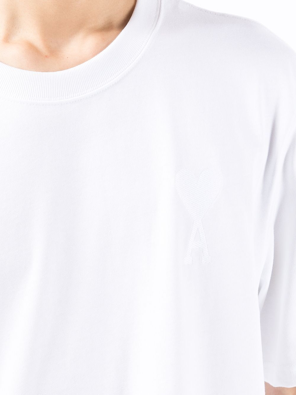 Ami Paris T-Shirts And Polos White Organic Cotton