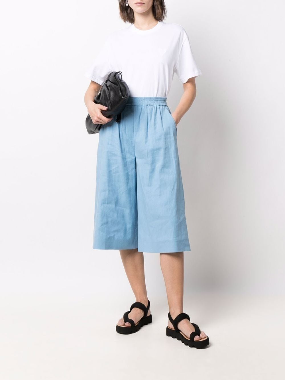 Ami Paris T-Shirts And Polos White Organic Cotton