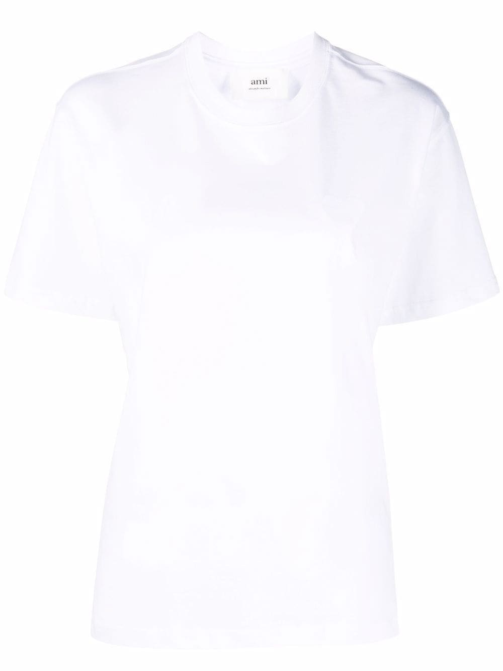 Ami Paris T-Shirts And Polos White Organic Cotton