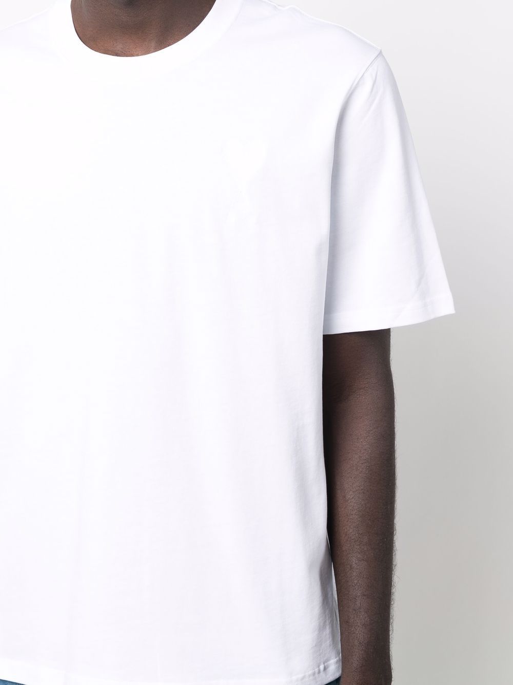 Ami Paris T-Shirts And Polos White Organic Cotton