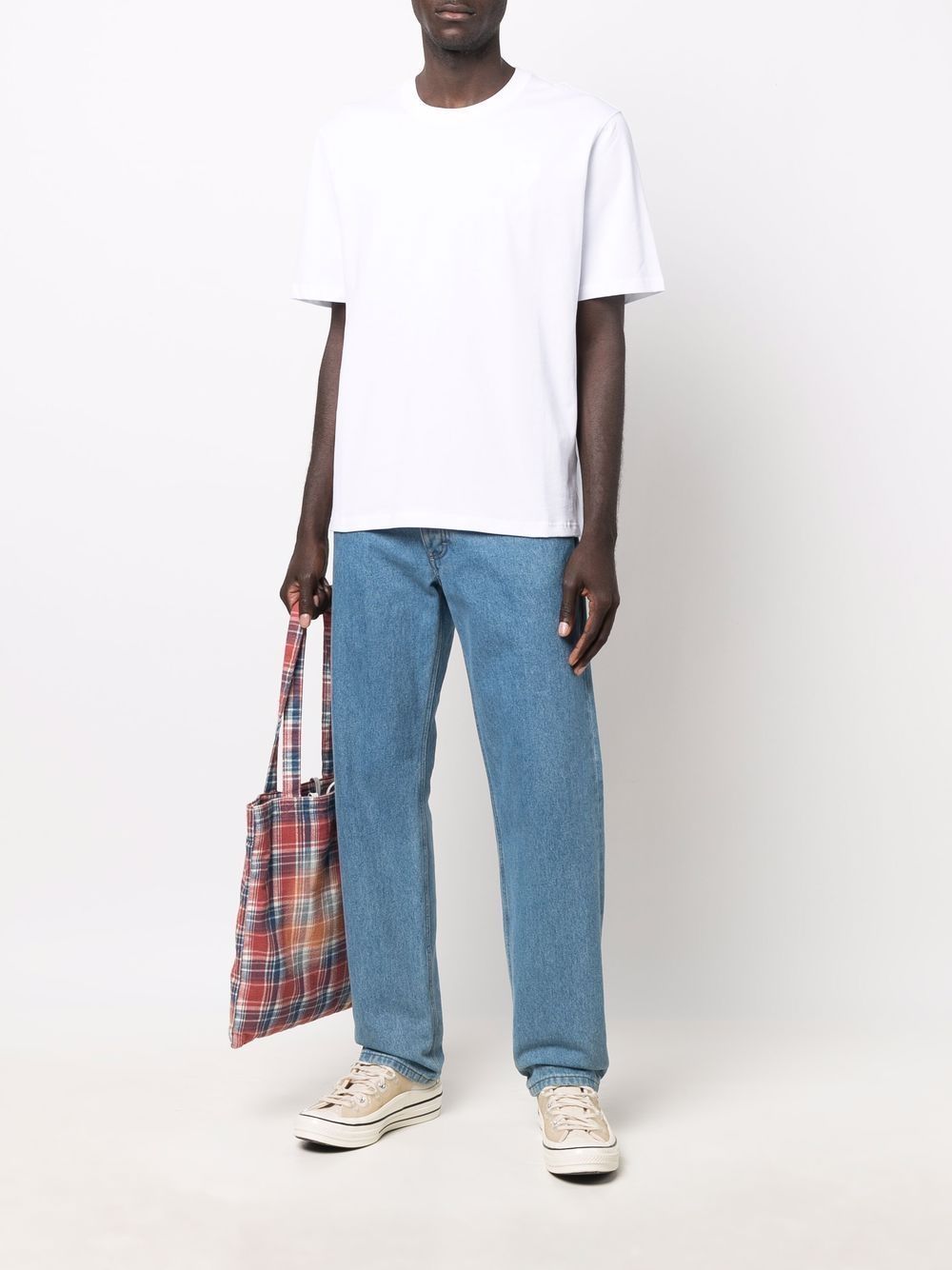 Ami Paris T-Shirts And Polos White Organic Cotton