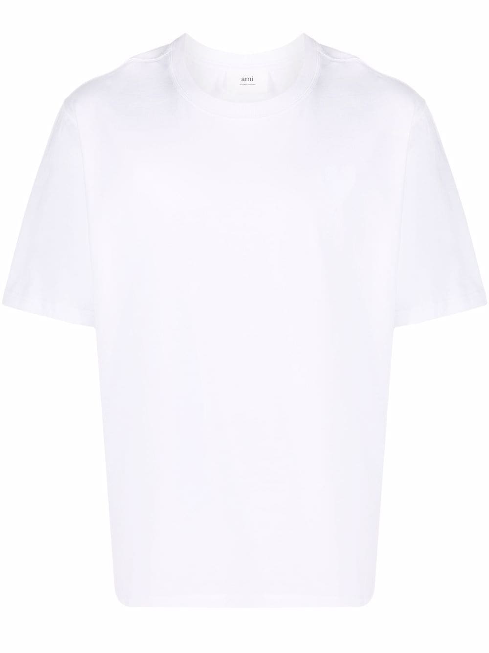 Ami Paris T-Shirts And Polos White Organic Cotton