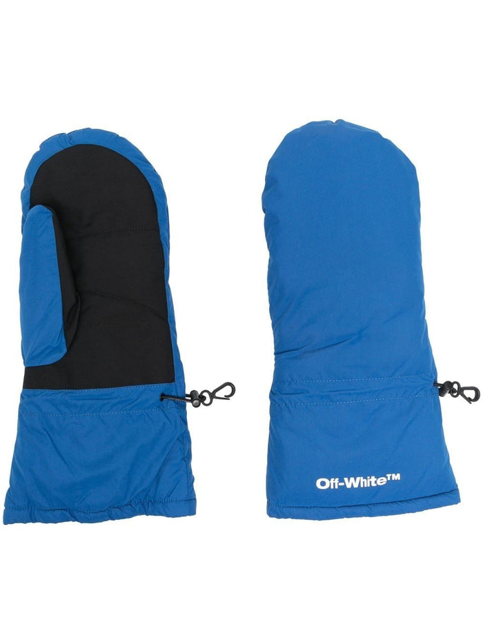Off White Gloves Blue
