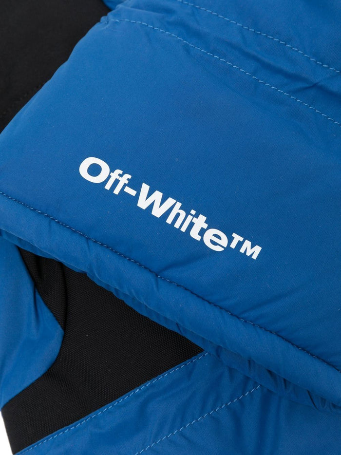 Off White Gloves Blue