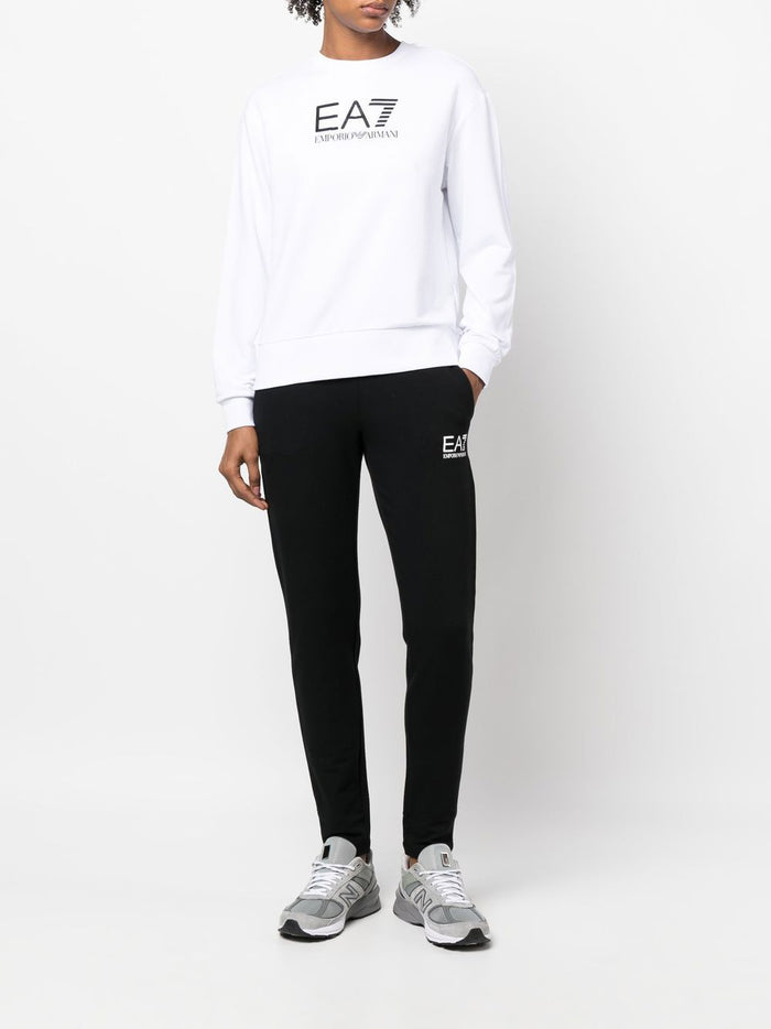 Ea7 Sweaters Grigio Cotton