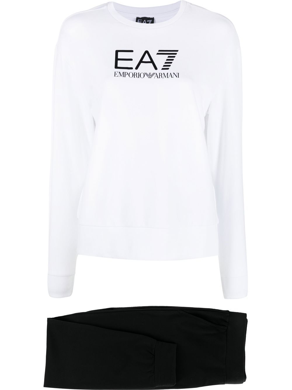 Ea7 Sweaters Grigio Cotton