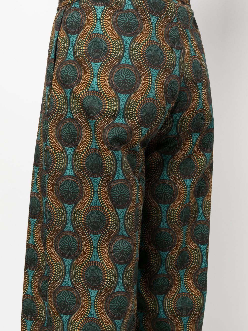 OZWALD BOATENG Trousers Orange Cotton