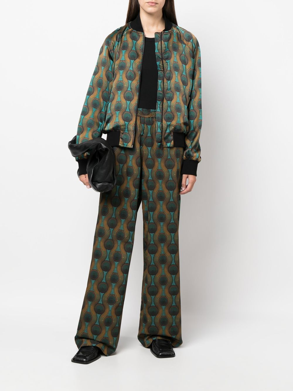 OZWALD BOATENG Trousers Orange Cotton
