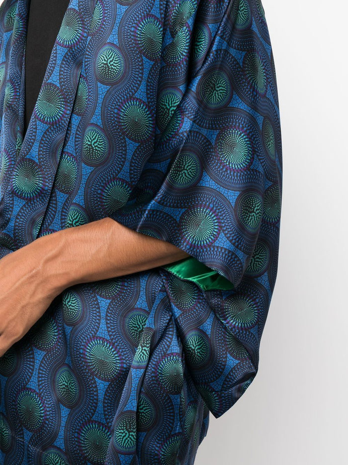 OZWALD BOATENG Dresses Blue Lining: Viscose Outer: Silk
