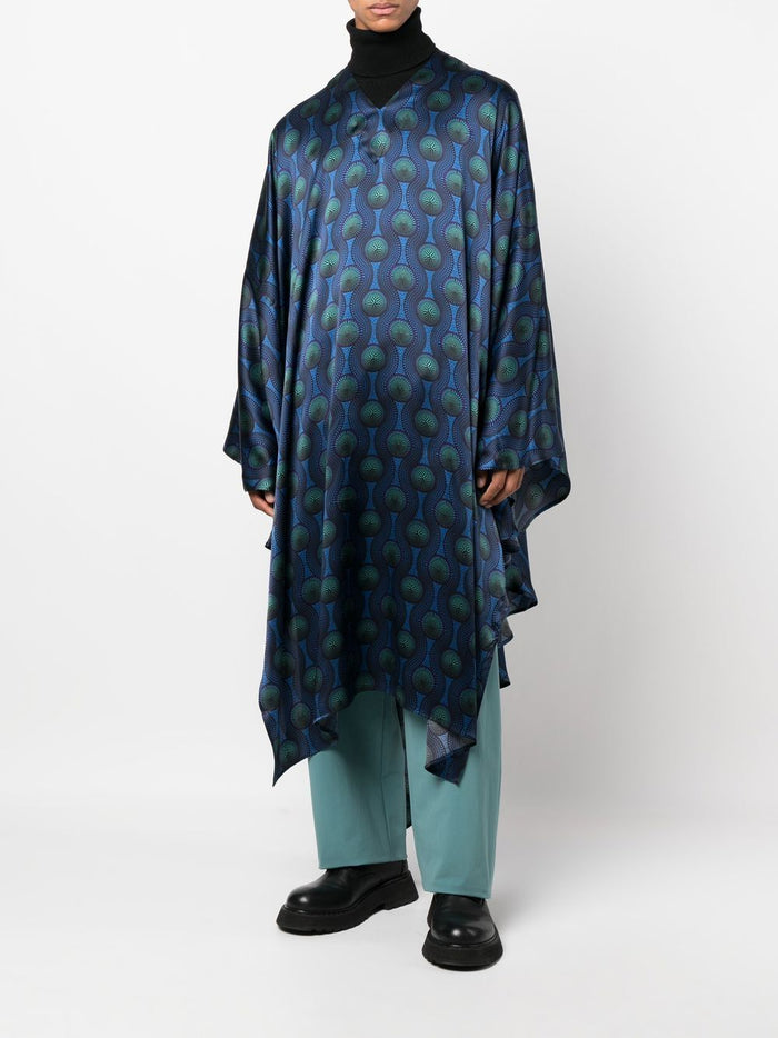 OZWALD BOATENG Sea clothing Blue Silk