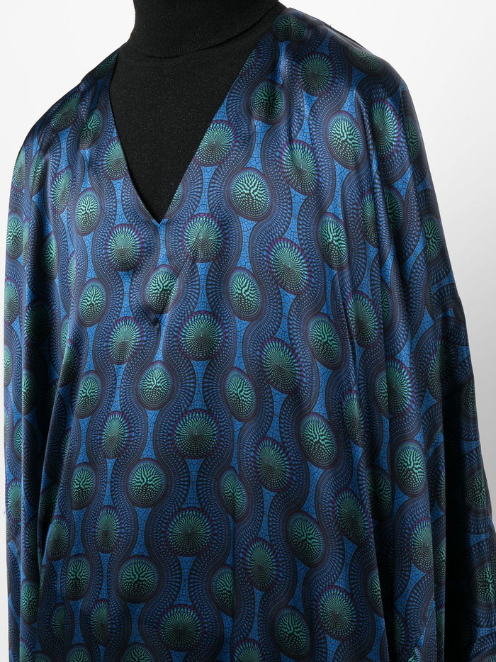 OZWALD BOATENG Sea clothing Blue Silk