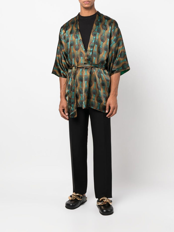 OZWALD BOATENG Dresses Orange Outer: Silk Lining: Viscose