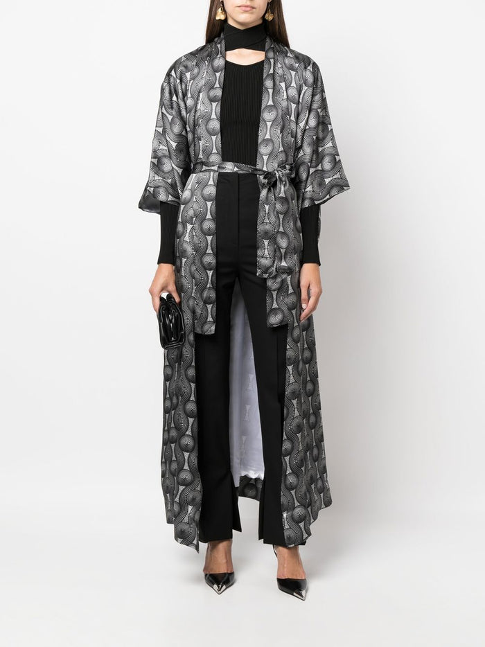 OZWALD BOATENG Dresses Grey Outer: Silk Lining: Acetate