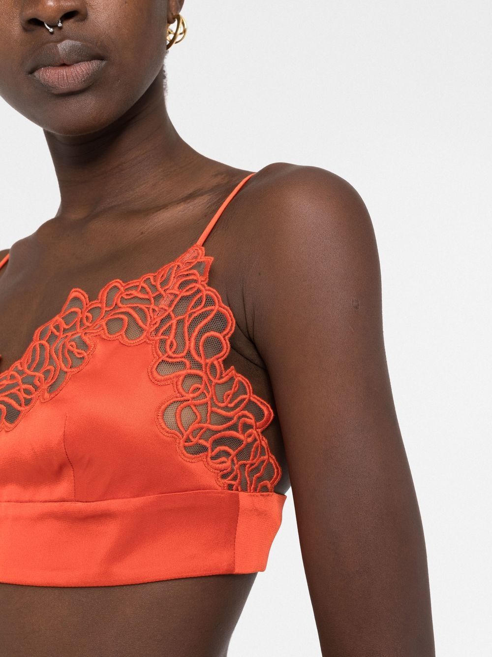 Stella Mccartney Top Red Cotton