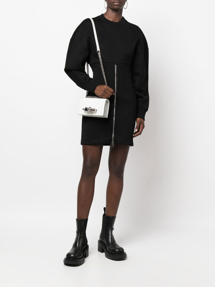 Alexander McQueen Dresses Black Outer: Cotton