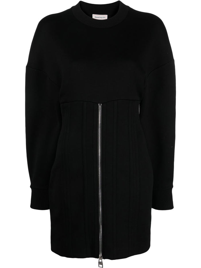 Alexander McQueen Dresses Black Outer: Cotton