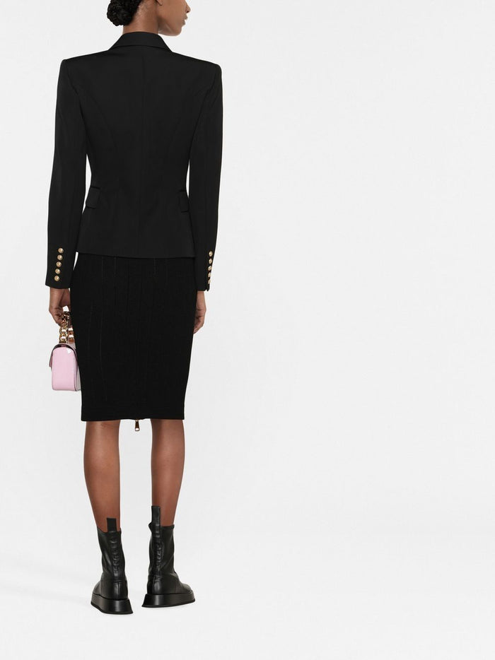 Balmain Jackets Black Outer: Wool Lining: Viscose