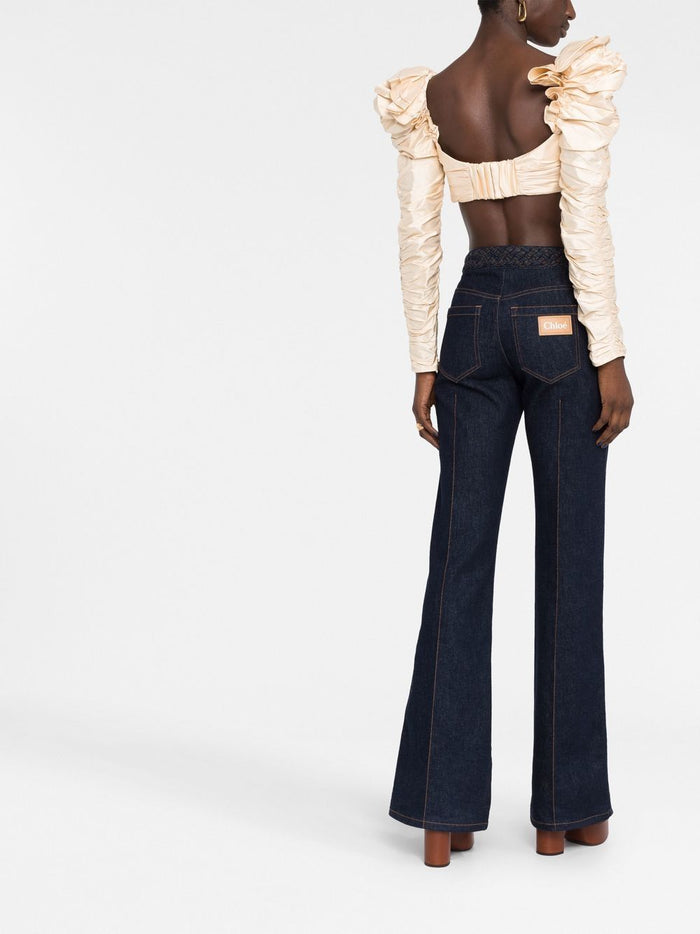 Zimmermann Top Beige Silk