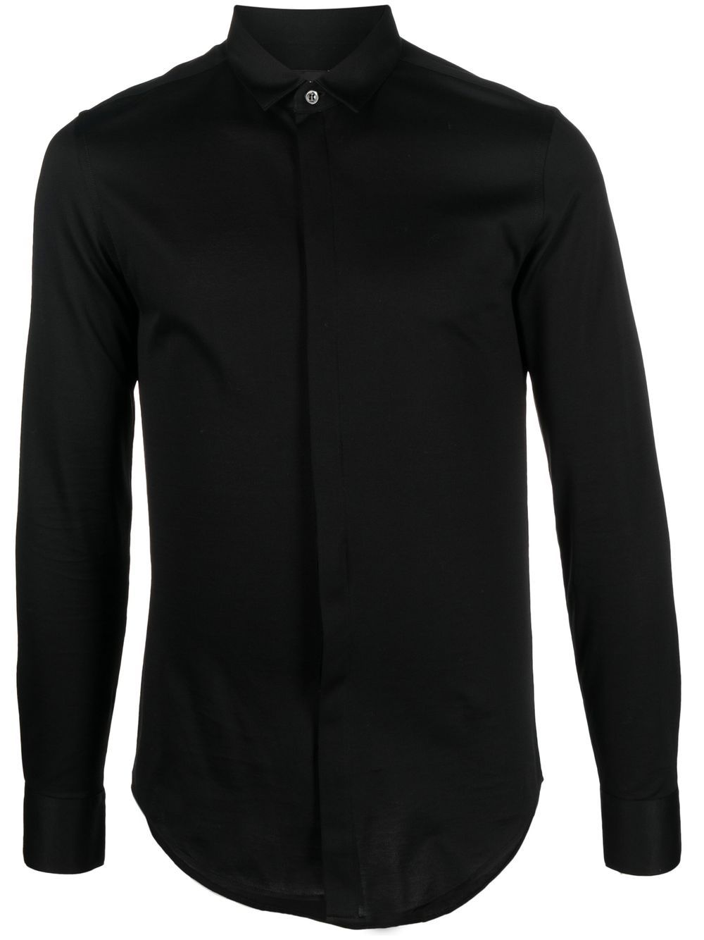 Emporio Armani Shirts Black Cotton