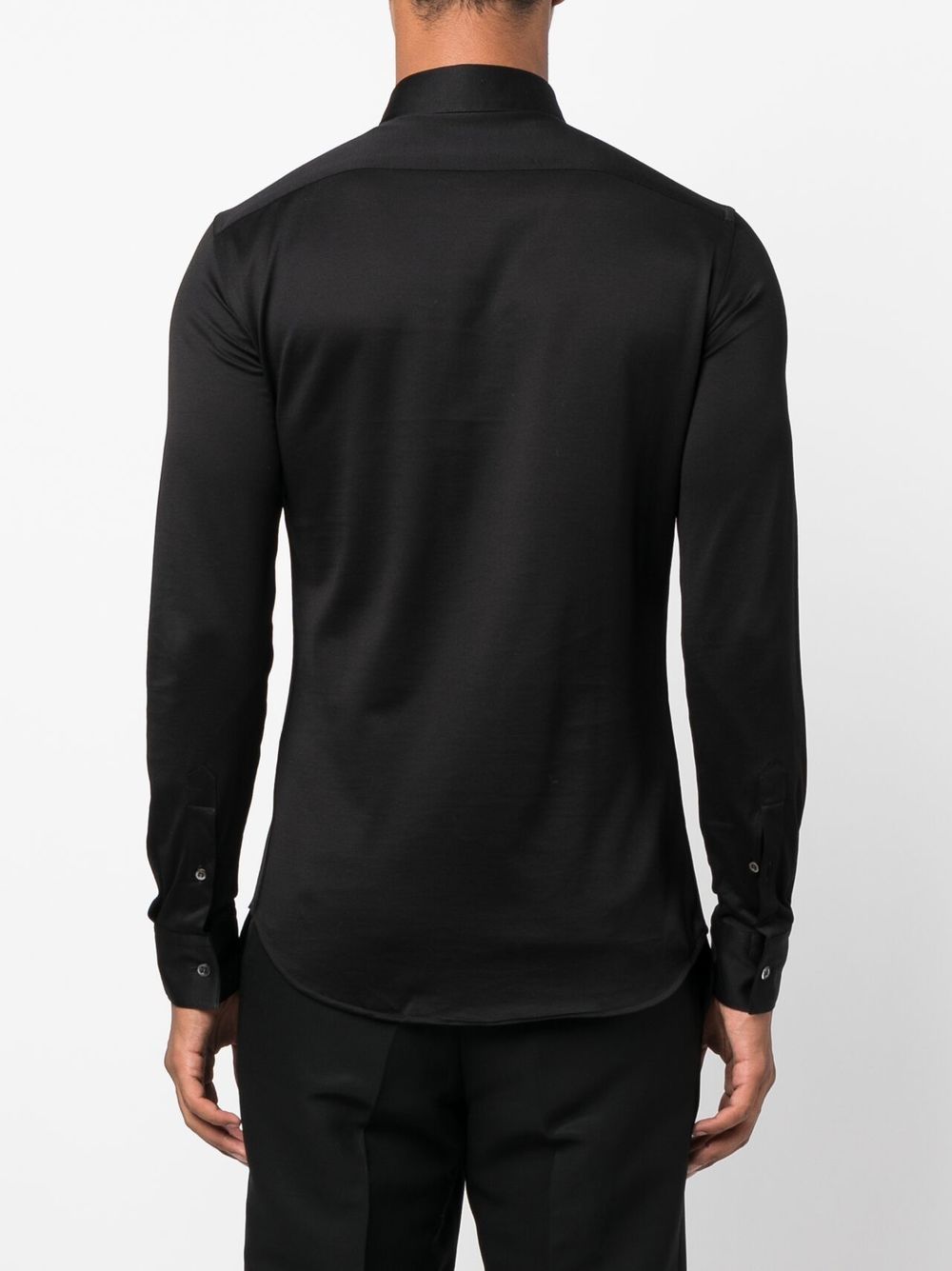 Emporio Armani Shirts Black Cotton