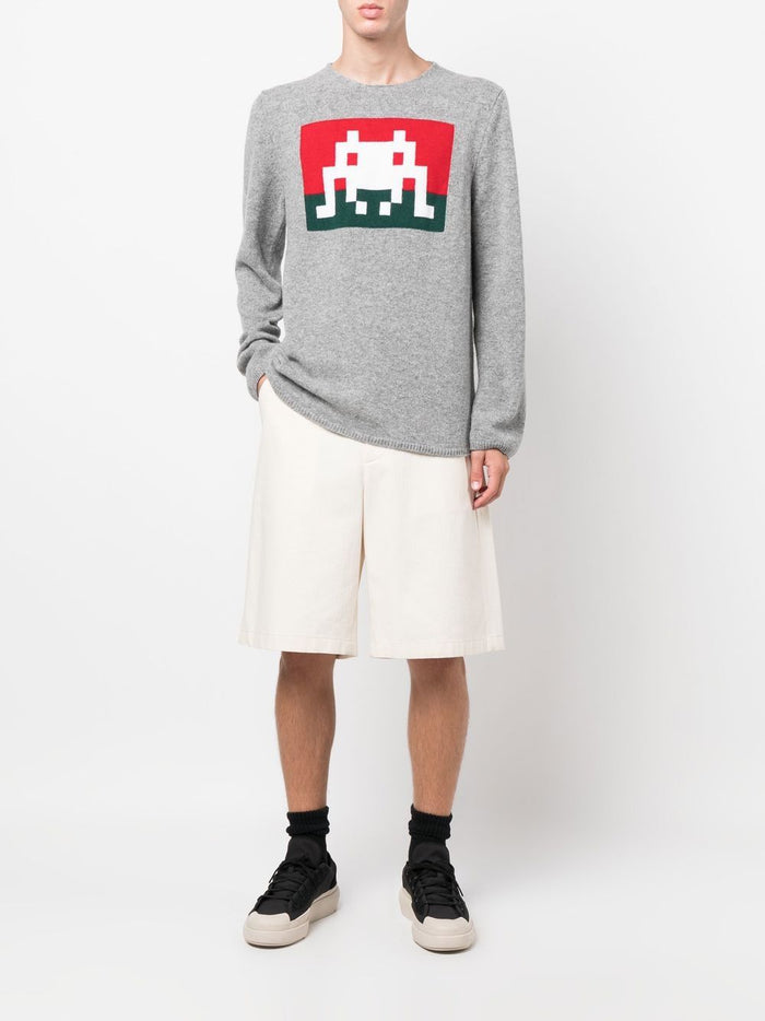 Comme des Garcons Sweaters Grey Wool