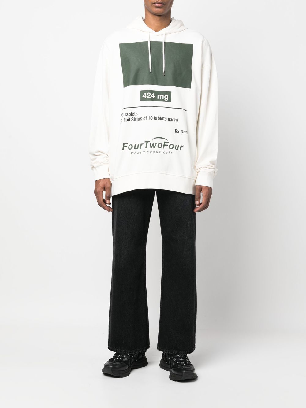 424 Sweaters White Cotton