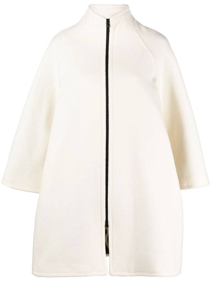 Gianluca Capannolo Coats White Outer: Virgin Wool