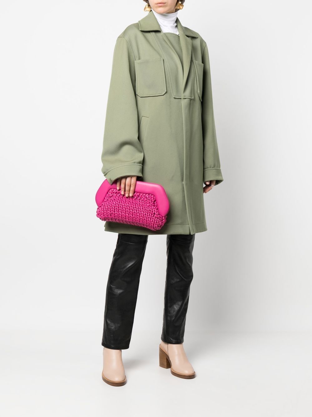 Themoire Bags Fuchsia Outer: Artificial Leather